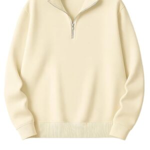 Mack Jonney Women’s Fleece Half-Zip High Neck Sweatshirt