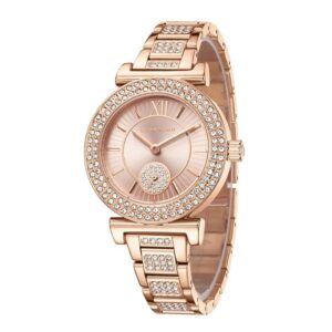 Giordano Luxury Analog Watch for Women-Diamond Studed